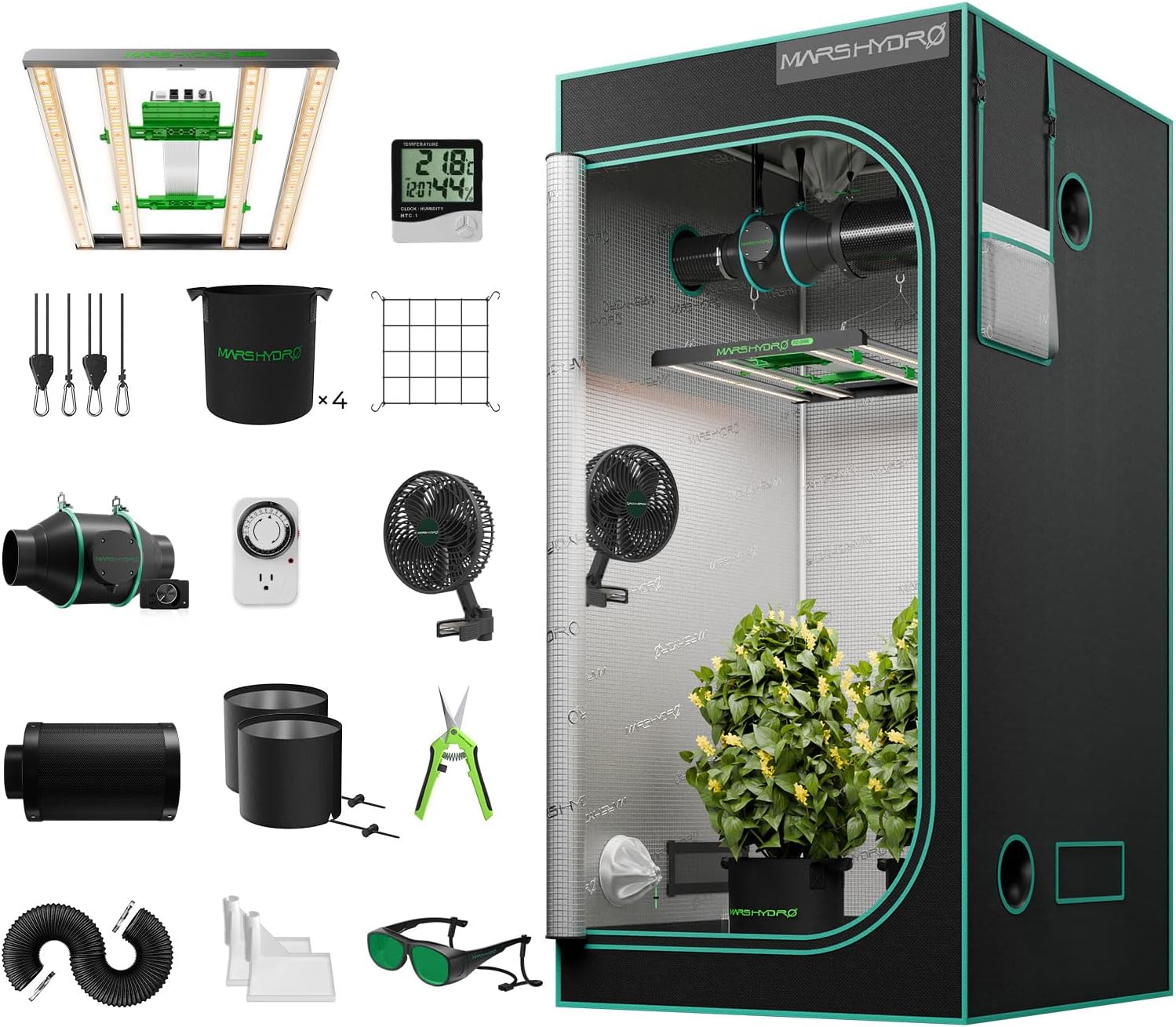 Growbox Komplettset